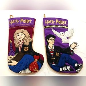 Harry Potter & Hermione Felt Christmas Stockings